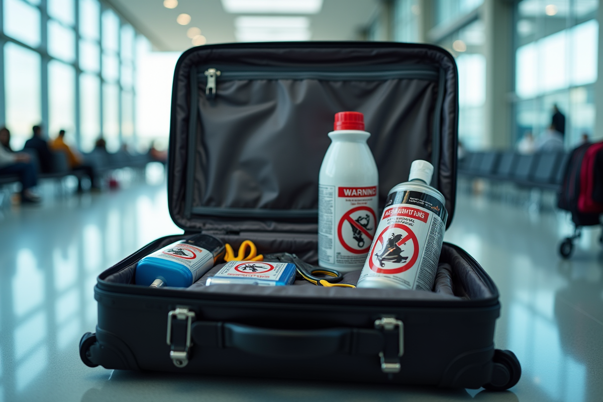 Objets interdits en valise cabine : liste et règlements à connaître
